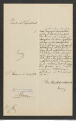 k.k. naturhistorisches Hofmuseum, Intendanzakten 1885-1896 (Hauer), Aktenzahl Z.433/1893, Seite 5